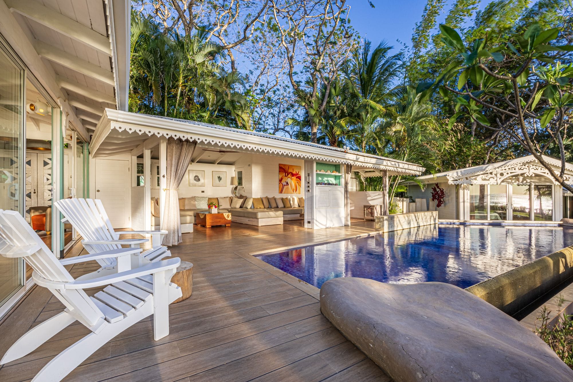 Villa y piscina